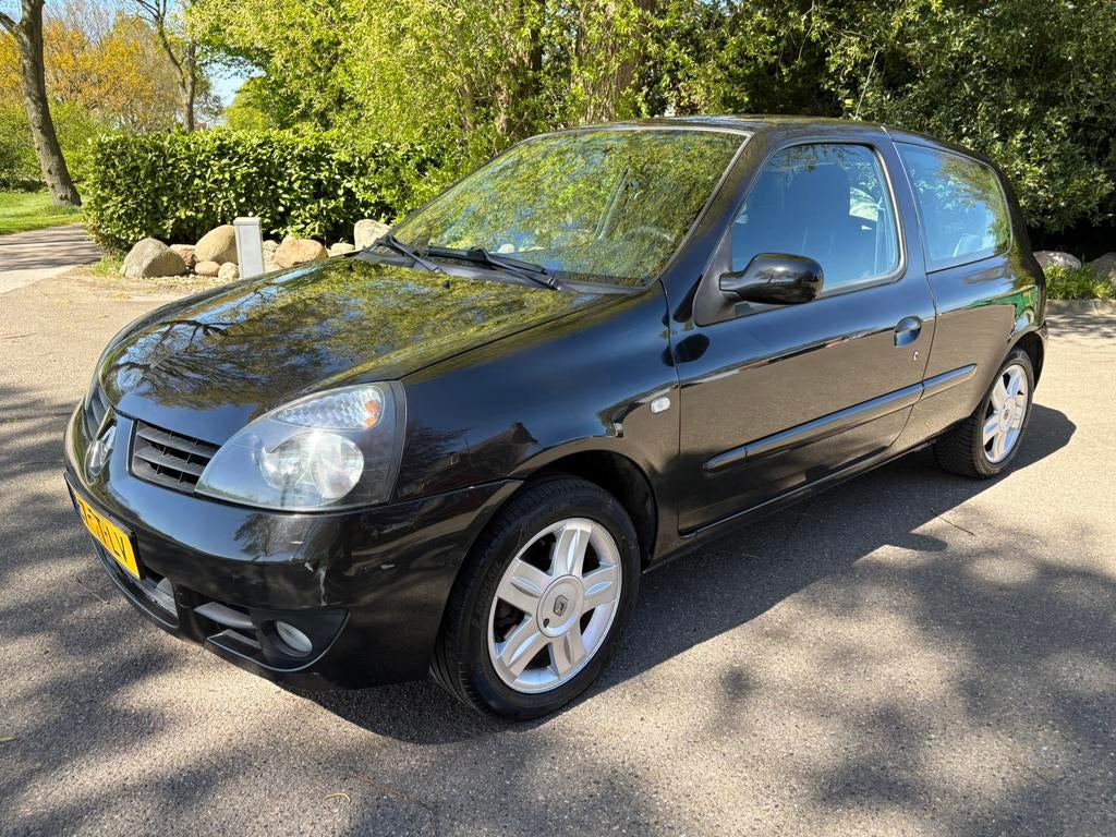 Renault Clio Campus 1.2 2007 3 drs nette staat!, Auto's, Renault, Voorwielaandrijving, Stof, 4 cilinders, Zwart