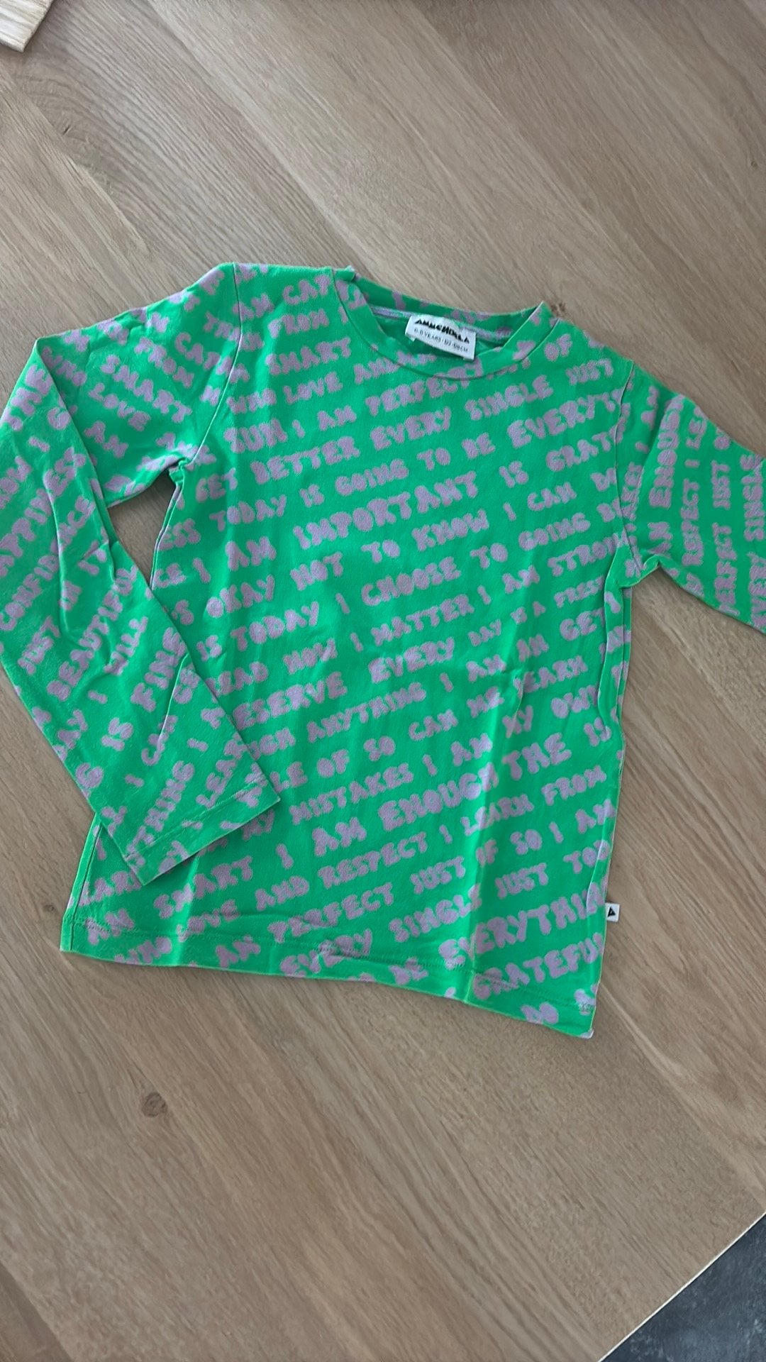 Ammehoela 122/128, Ophalen of Verzenden, Zo goed als nieuw, Meisje, Shirt of Longsleeve
