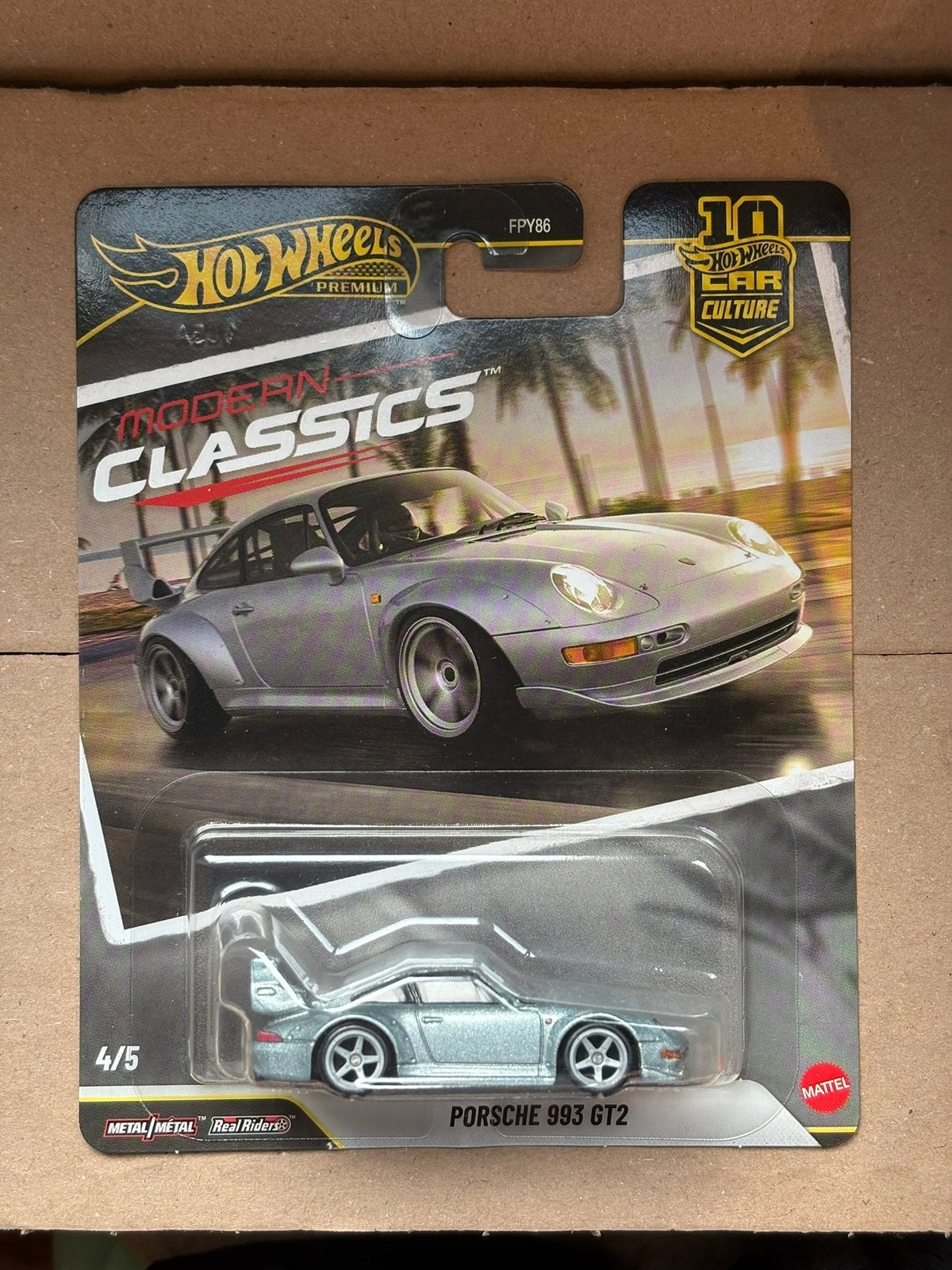 Hot Wheels Premium Porsche 993 Gt2, Ophalen of Verzenden, Zo goed als nieuw, Auto