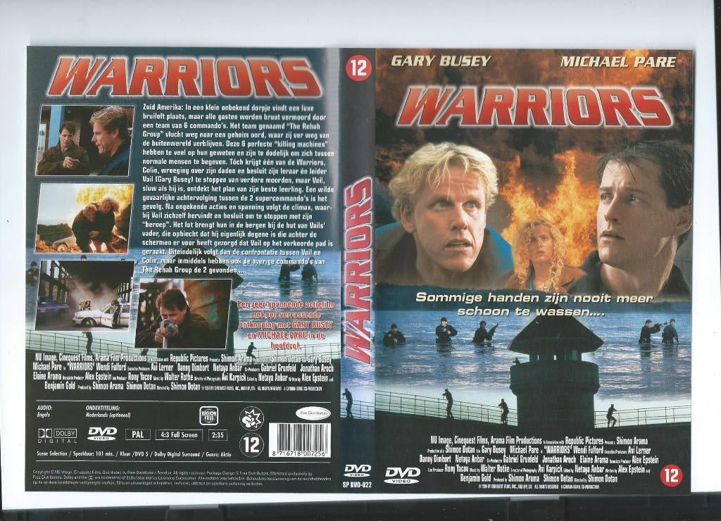 Warriors, Cd's en Dvd's, Vanaf 12 jaar, Ophalen of Verzenden, Zo goed als nieuw, Actie