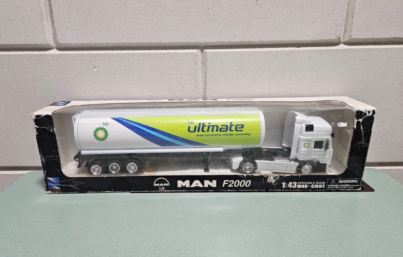 NewRay MAN F2000 Tankwagen BP Ultimate (1:43), Ophalen, Gebruikt