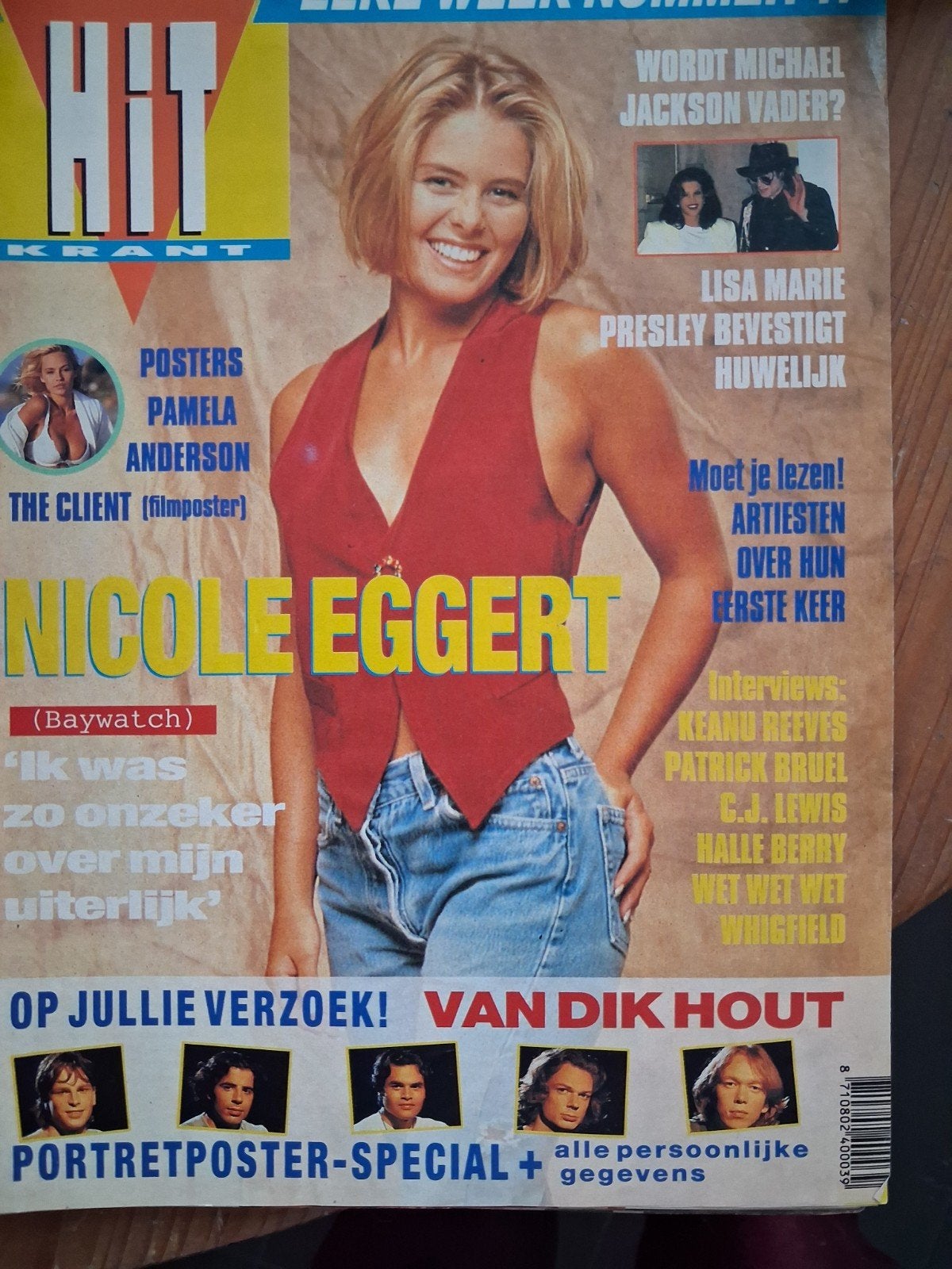Hitkrant - nummer 33 - 1994 - poster is er uit, Ophalen of Verzenden, 1980 tot heden, Nederland, Tijdschrift