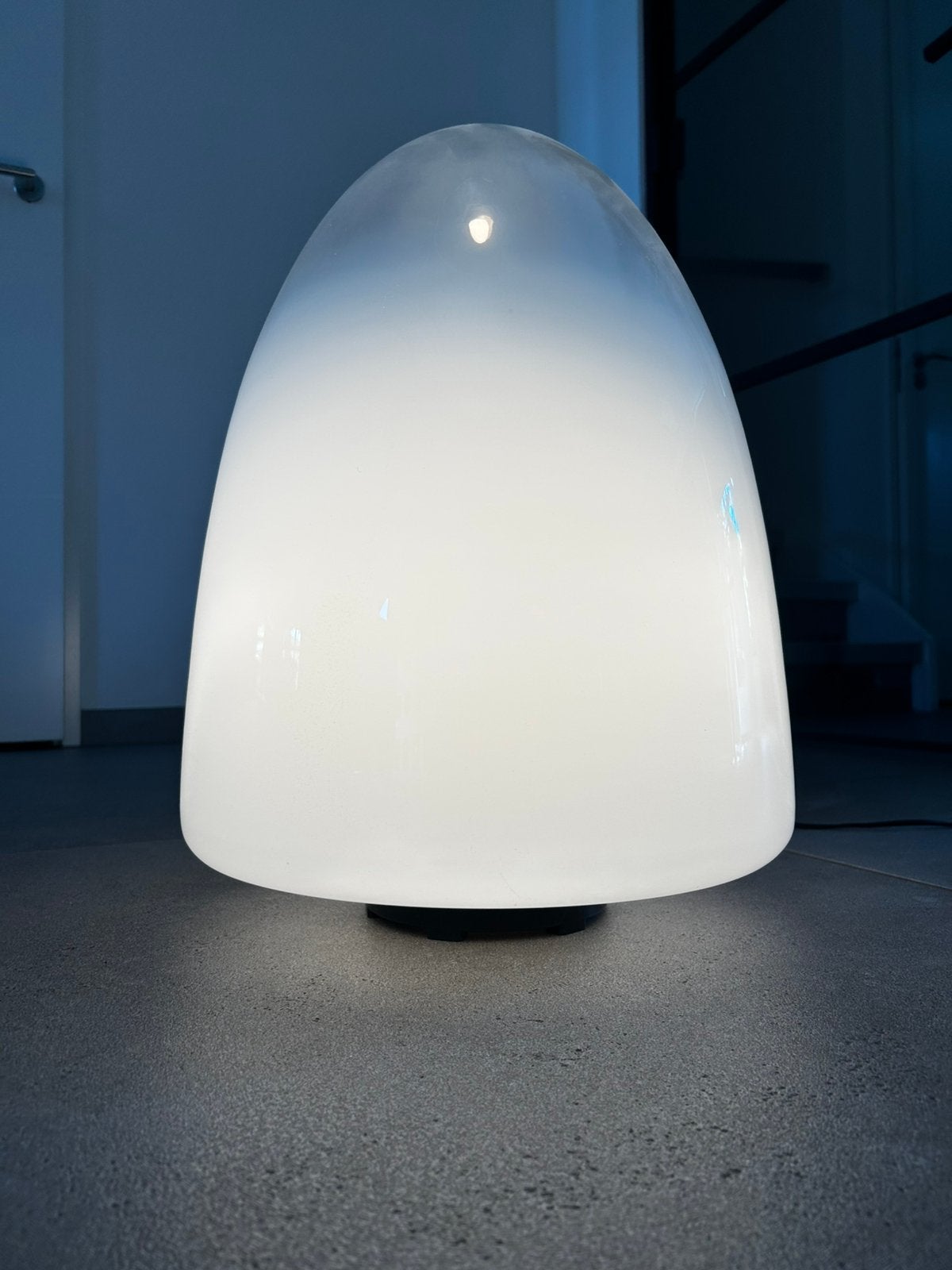 Leucos ebe 54 cm murano glazen design lamp 1970 Giusto toso, Ophalen, Zo goed als nieuw, Design