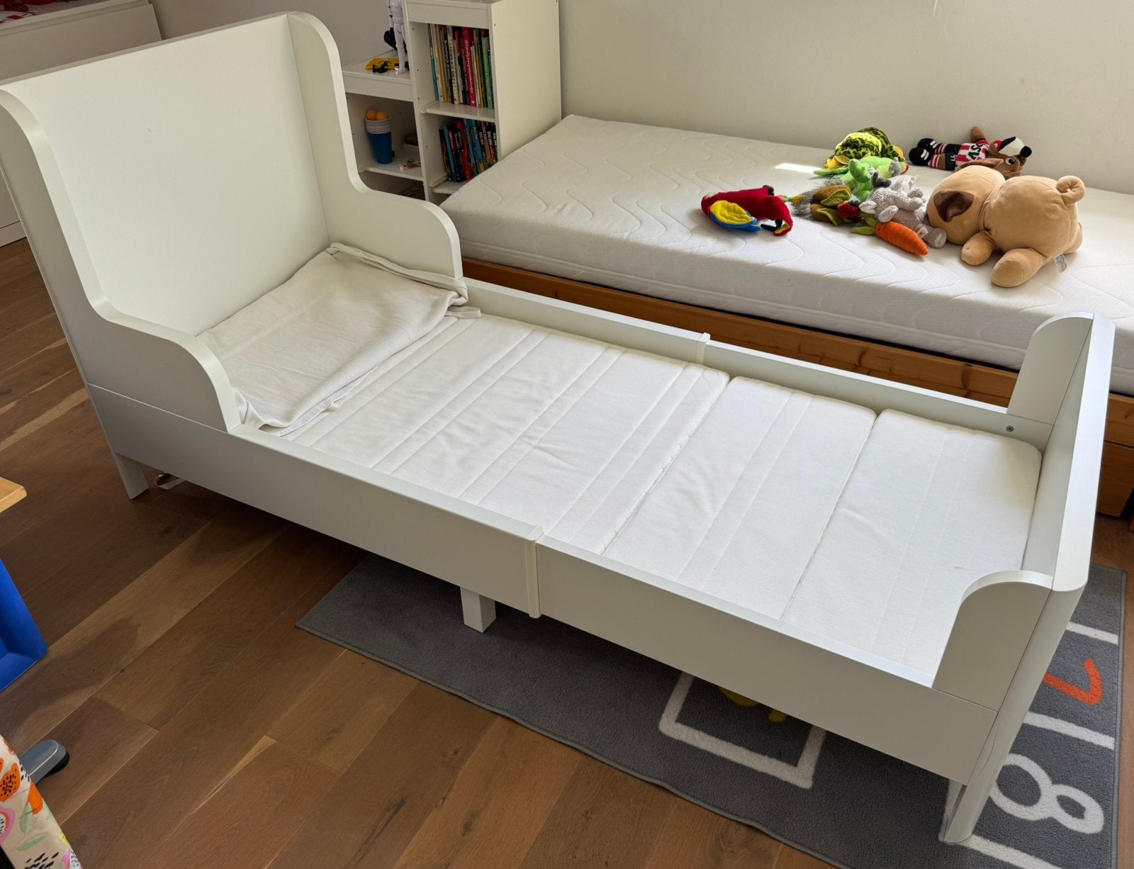 Kinderbed 80 bij 200 cm, Ophalen, 70 tot 85 cm, Zo goed als nieuw, Matras