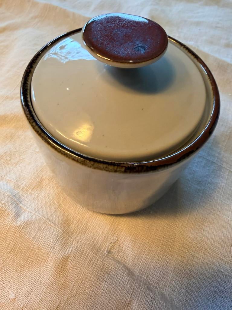 Desirée Denmark Diskos Suikerpot - Vintage Deens Design, Antiek en Kunst, Antiek | Keramiek en Aardewerk, Ophalen of Verzenden