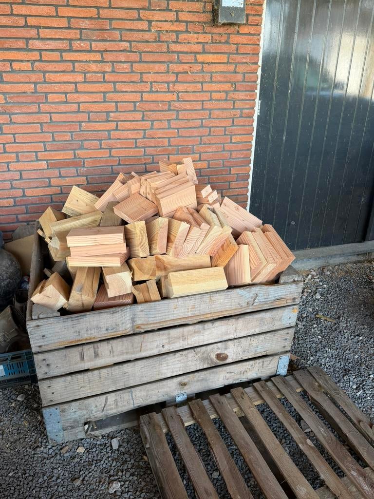 Ca 1 m3 gezaagd kachelhout, Tuin en Terras, Haardhout, Minder dan 3 m³, Ophalen