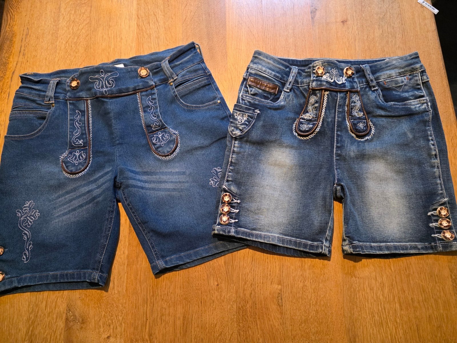 lederhose jeans 152 158 164, Broek, Jongen of Meisje, Ophalen of Verzenden, Zo goed als nieuw