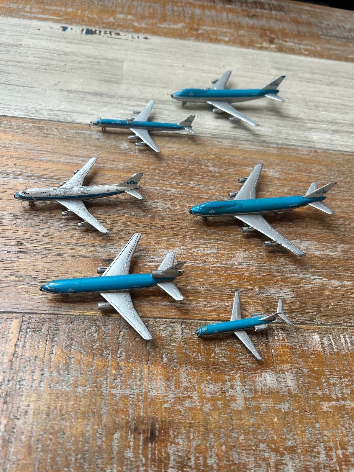 Verzameling KLM Schaalmodellen Vliegtuigen - Vintage, Ophalen of Verzenden, Gebruikt, Schaalmodel