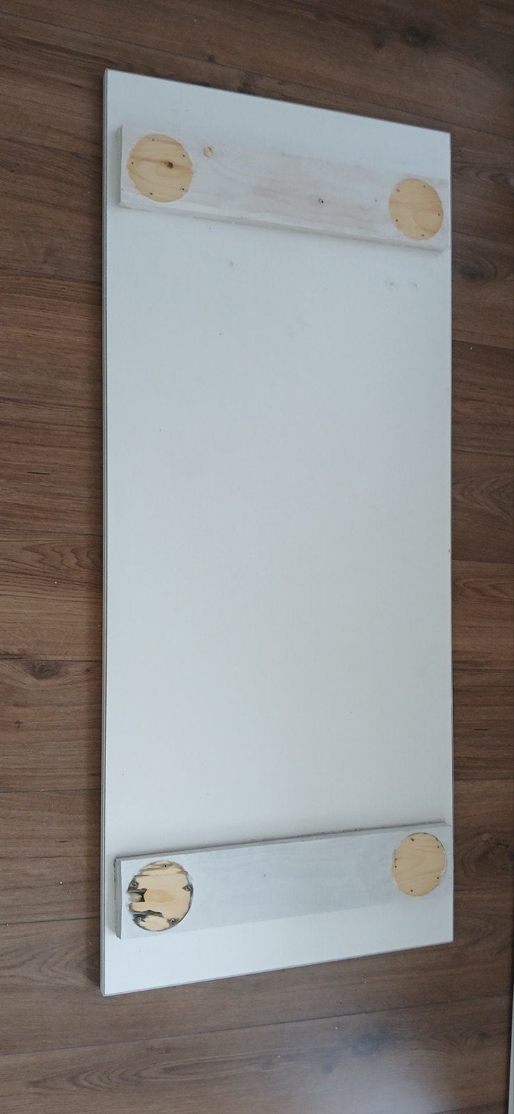 Wit tafelblad met 4 witte tafelpoten, Gebruikt, 100 tot 150 cm, 50 tot 100 cm, Tafelblad
