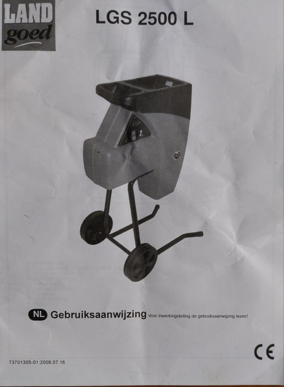 Takken hakselaar merk Landgoed, Ophalen, Gebruikt, Landgoed