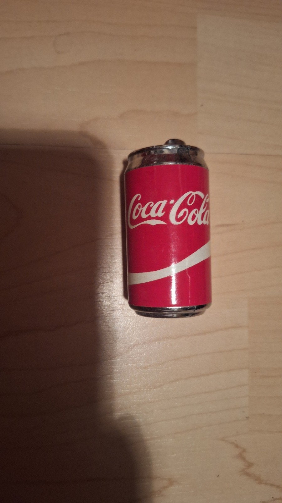 Coca-Cola aansteker in blikjesvorm, Ophalen, Gebruikt, Aansteker