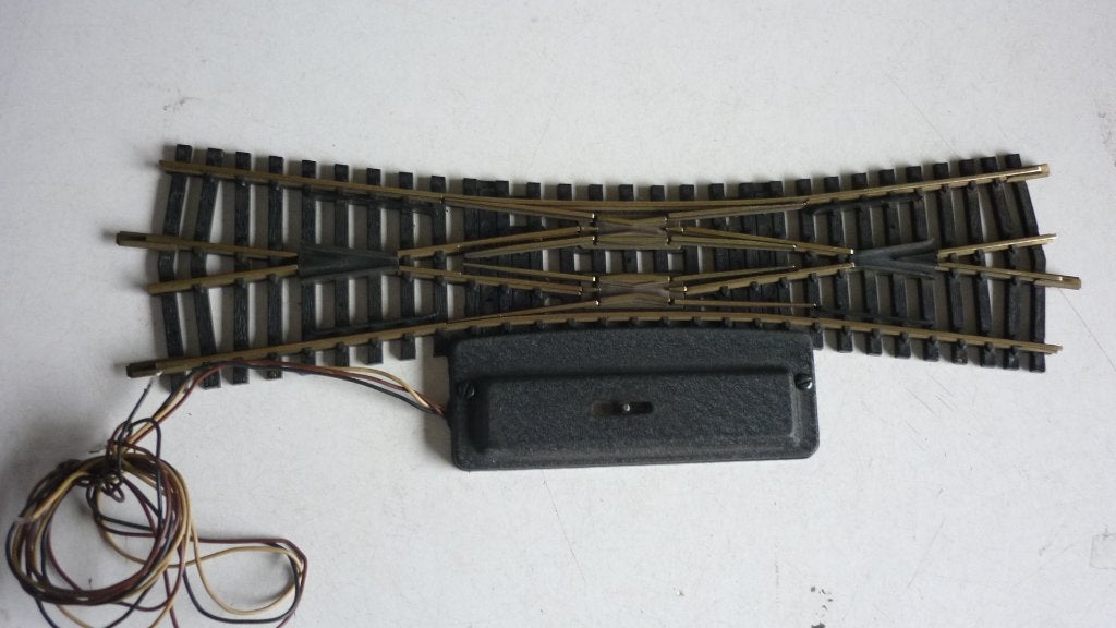 Fleischmann H0 elektrische kruiswissel, Wisselstroom, Gebruikt, Fleischmann, Rails