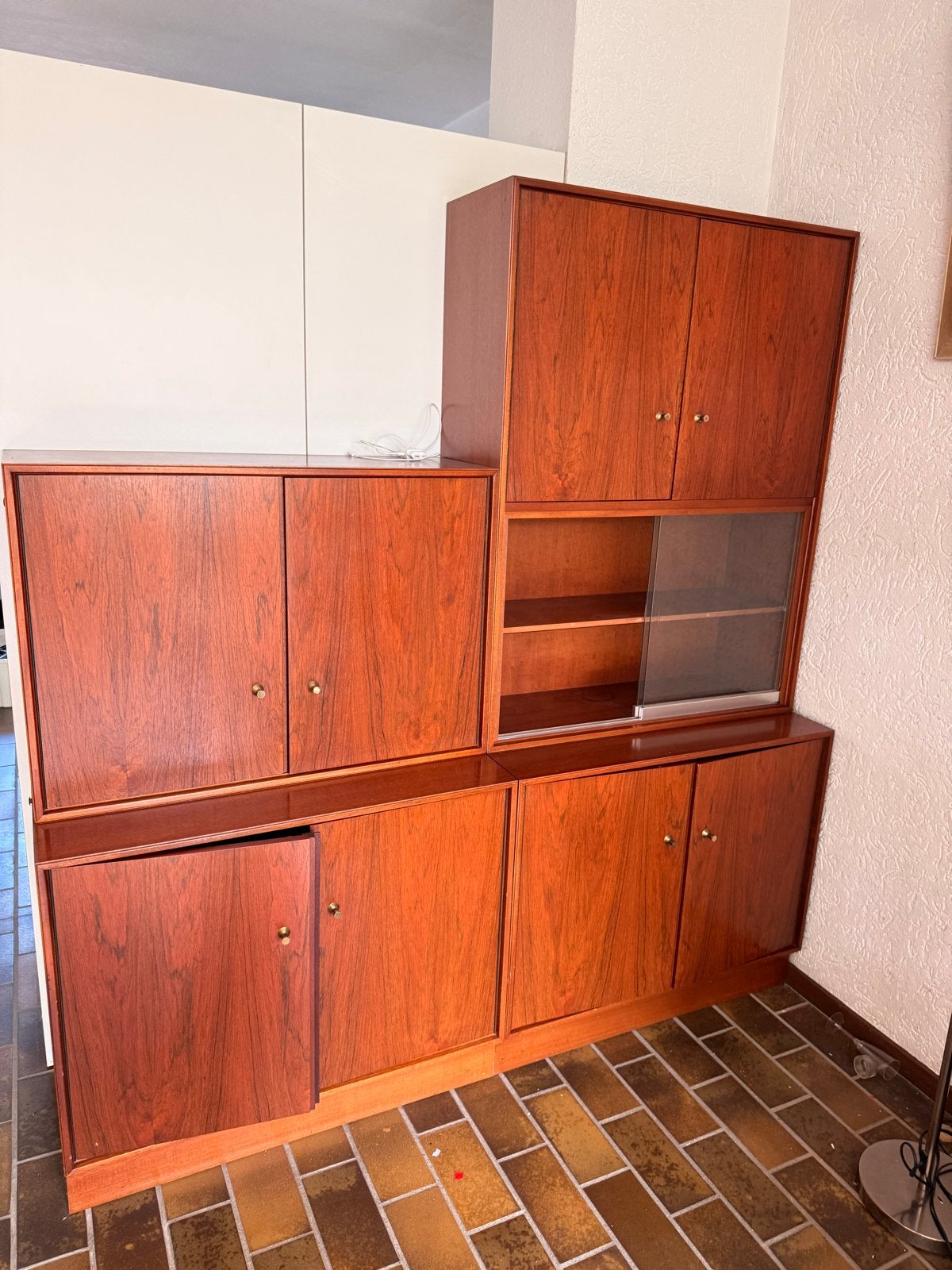 Vintage Teak Wandmeubel / Boekenkast - Jaren '60, Ophalen