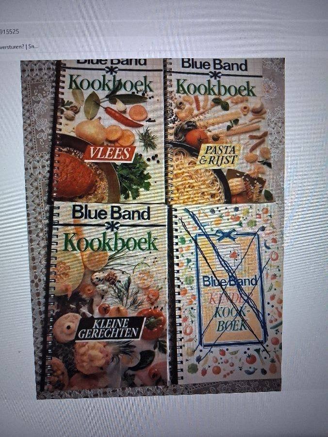 blue band kookboeken 3x kookboek,v, Ophalen of Verzenden, Nieuw, Italië