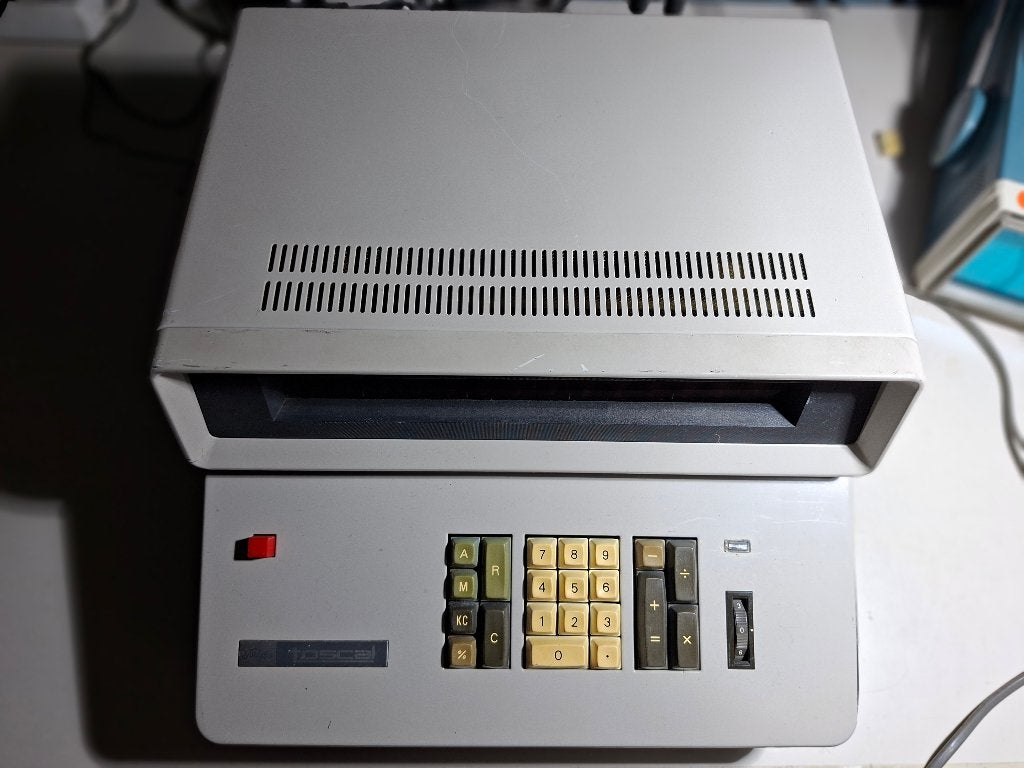 vintage calculator, Ophalen, Gebruikt