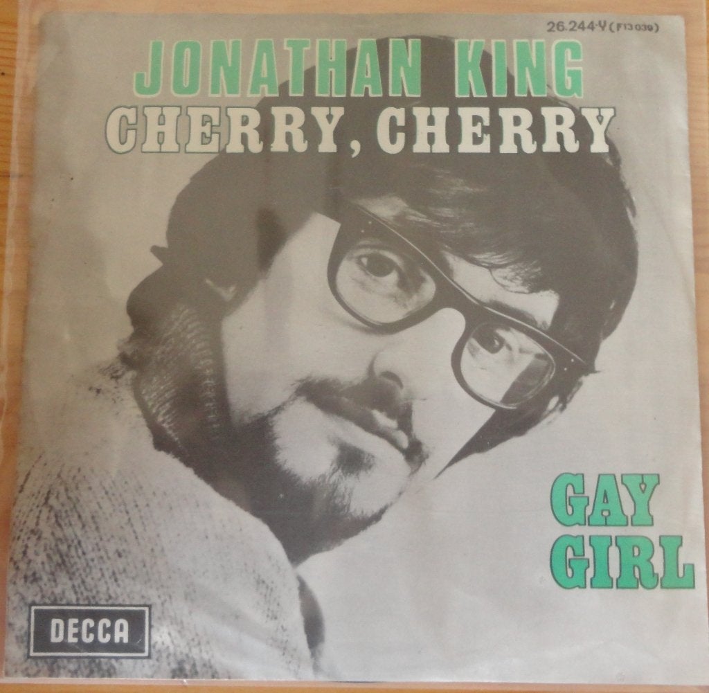 Jonathan King > Cherry Cherry, Ophalen of Verzenden, Gebruikt, 7 inch, Pop