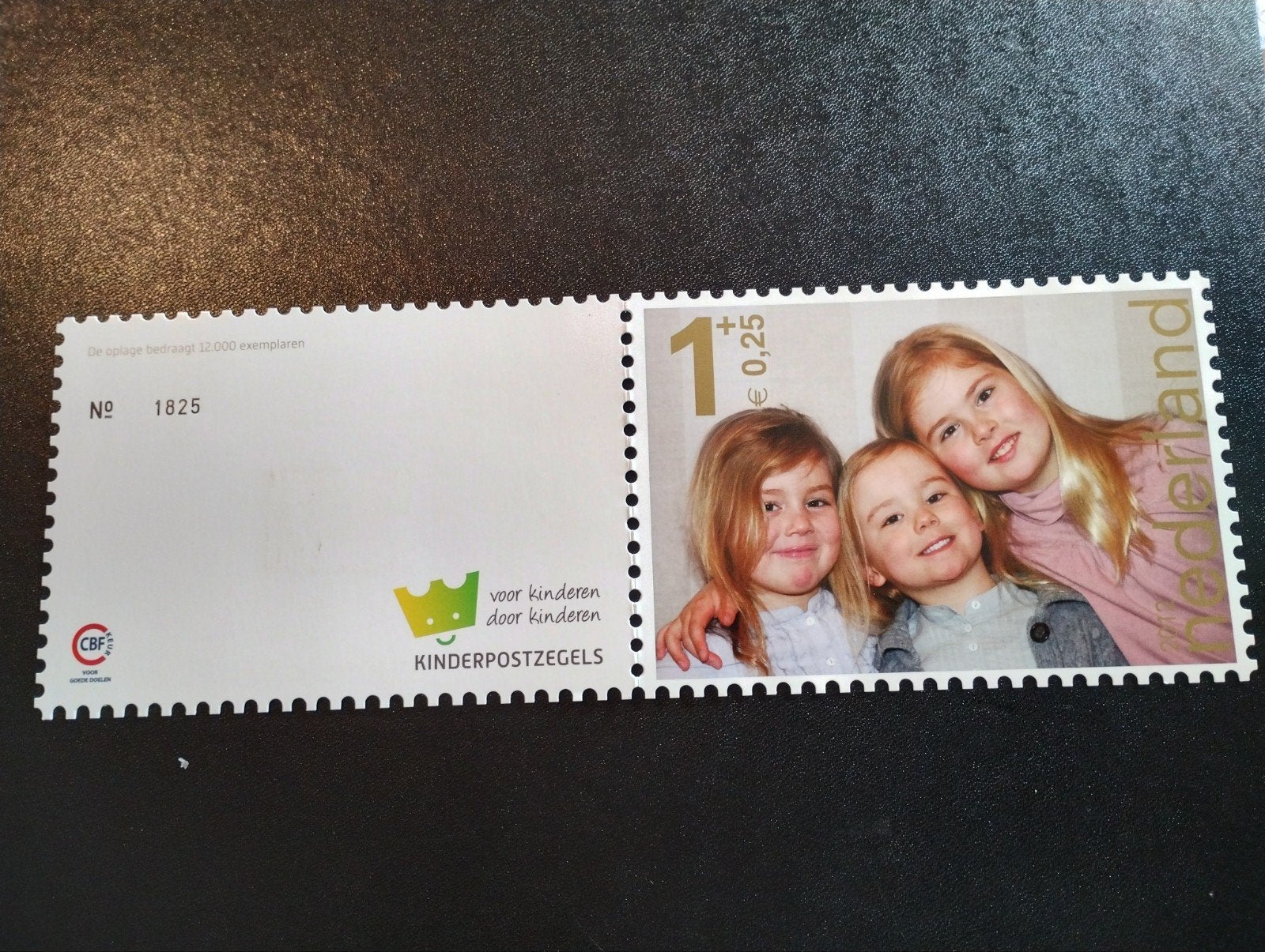 Kinderpostzegel Bedankkaart uit 2012., Postzegels en Munten, Ophalen of Verzenden
