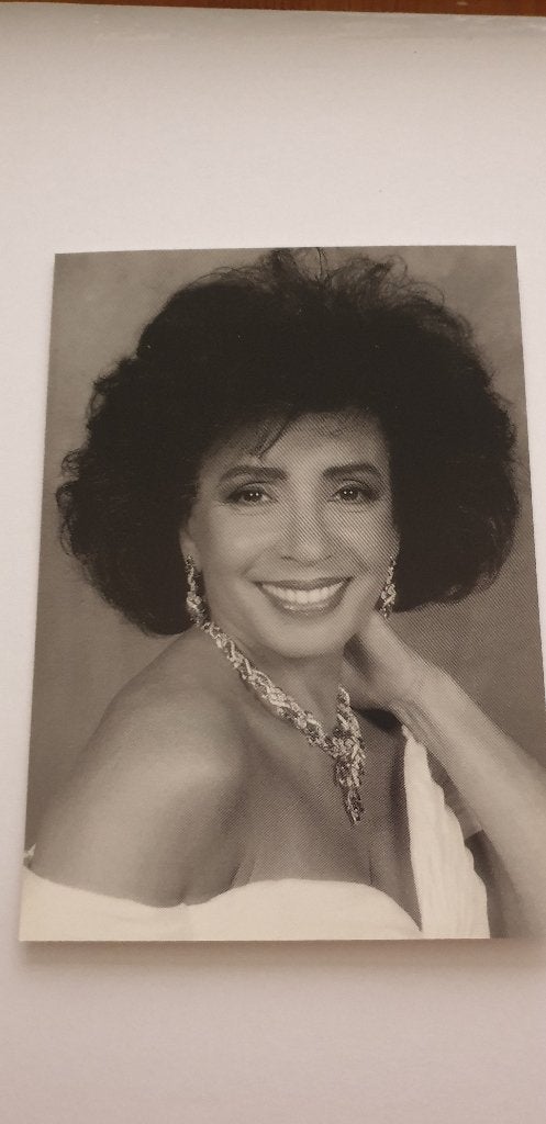 3167 promo fotokaart shirley bassey ., Verzenden, Nieuw, Foto of Kaart