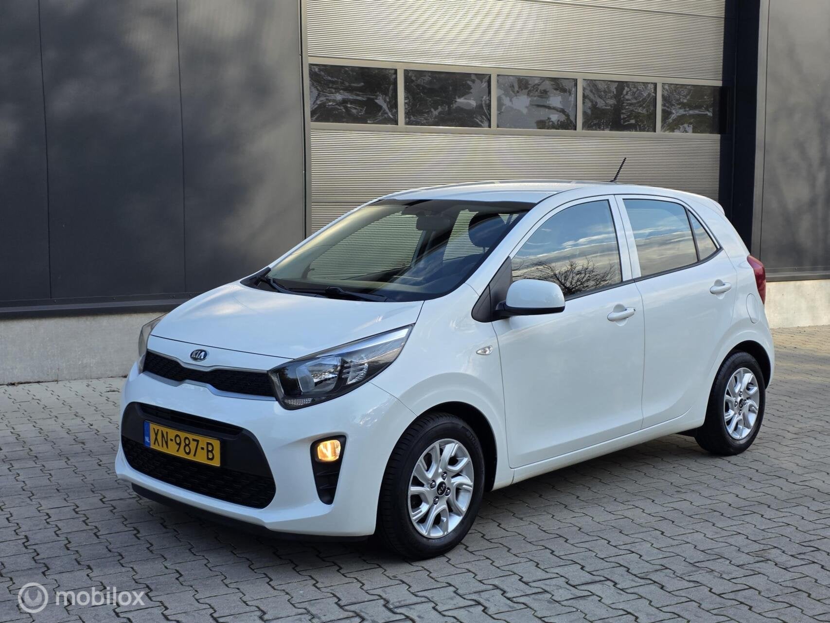 Kia Picanto 1.0 MPi 2019, Economy plusLine inruil mogelijk, Auto's, Voorwielaandrijving, Gebruikt, Euro 6, Wit