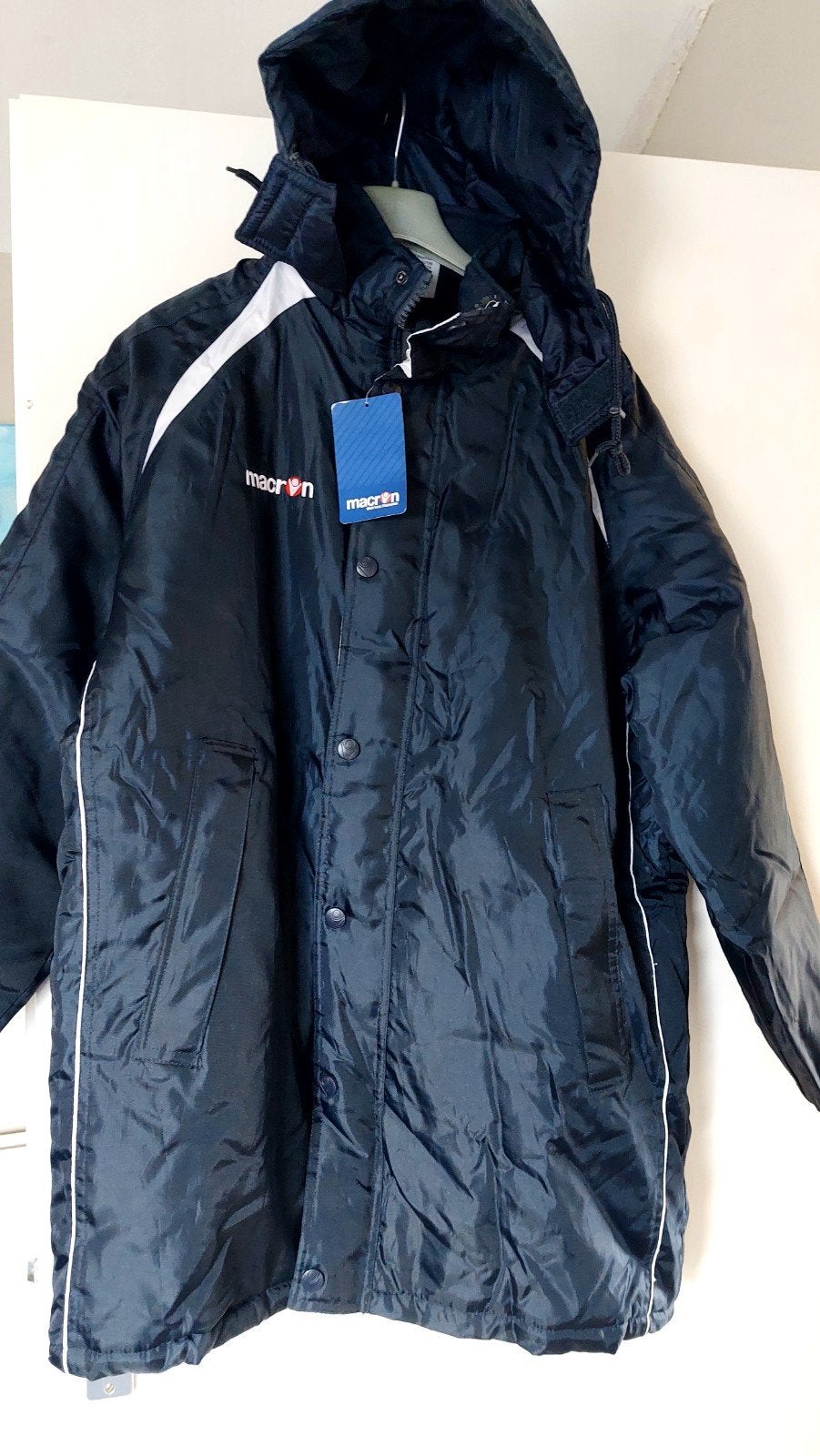 Nieuw!! Macron Winterjas Maat L - Nieuw met labels, Kleding | Heren, Maat 52/54 (L), Blauw, Nieuw, Ophalen of Verzenden