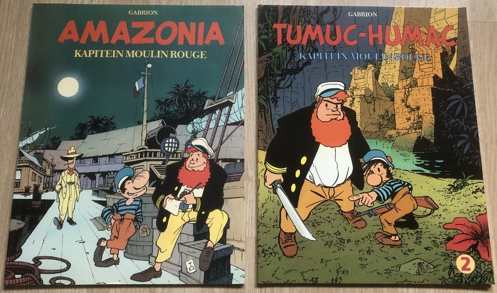 KAPITEIN MOULIN ROUGE - 2 STRIPBOEKEN, Meerdere stripboeken, Ophalen of Verzenden, Nieuw
