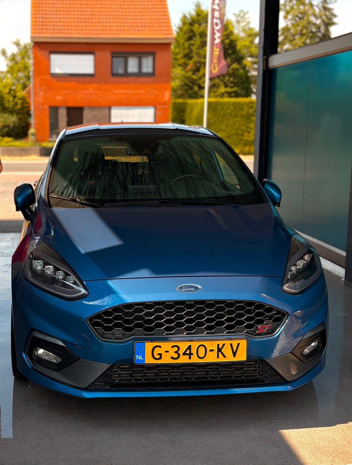 Ford Fiesta ST/PERFORMANCE PACK/B&O/200PK/ST-3, Zwart, Blauw, Handgeschakeld, 1500 cc