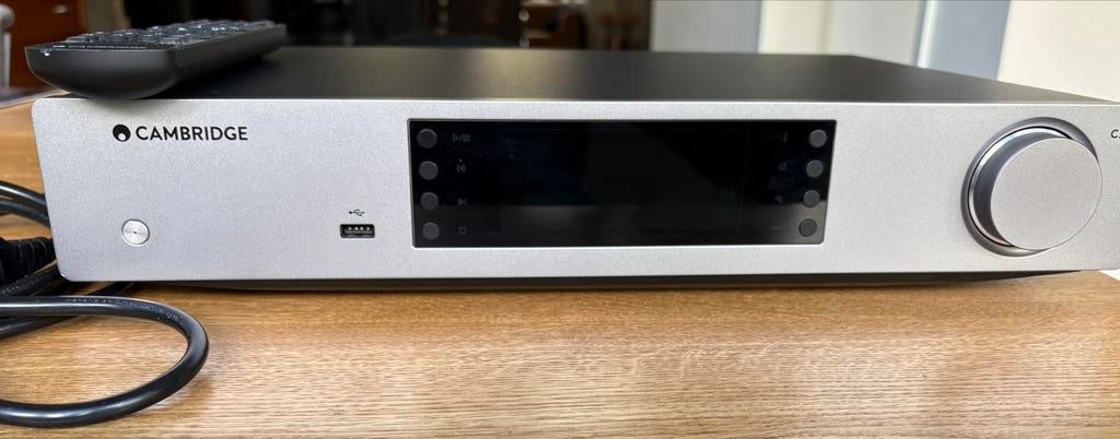 Cambridge CXN V2 Streamer/DAC - Zilver, in zeer goede staat., Ophalen of Verzenden, Zo goed als nieuw
