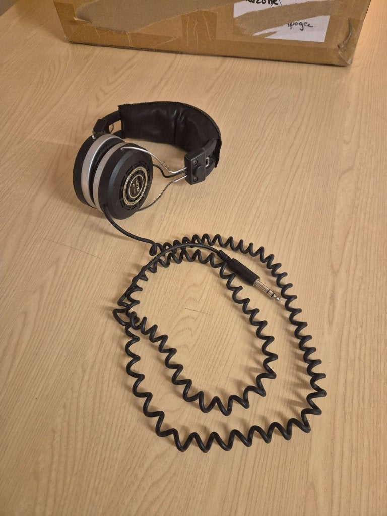 Vintage headphone Jamo JHP-3039, Overige merken, Gebruikt, Jamo, Zilver