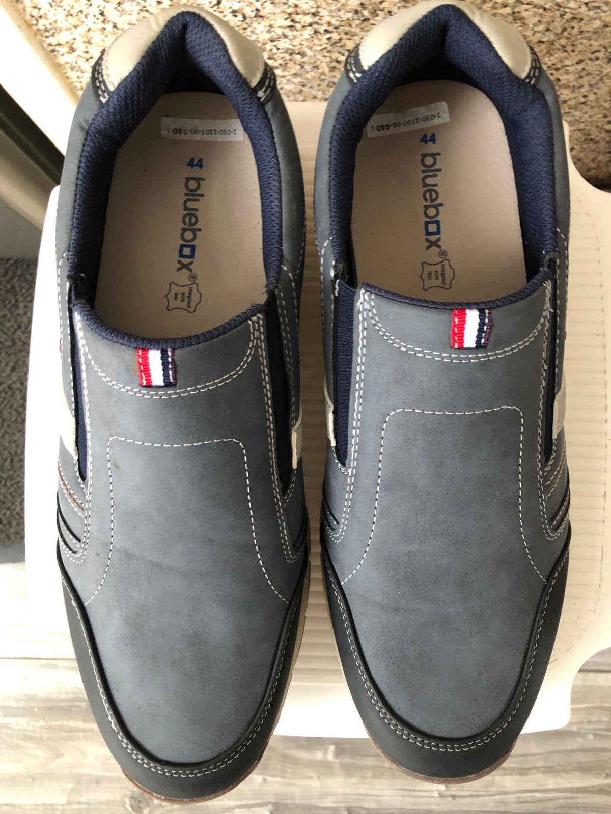 Heren instappers, Ophalen of Verzenden, Zo goed als nieuw, Blauw, Loafers