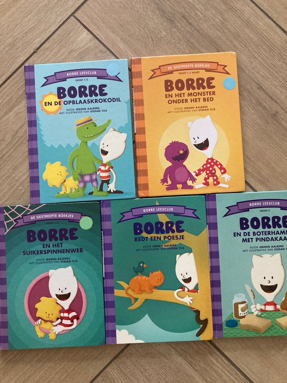 Borre Leesclub Boeken - Jeroen Aalbers (5-delige set), Boeken, Ophalen of Verzenden, Zo goed als nieuw, Fictie algemeen