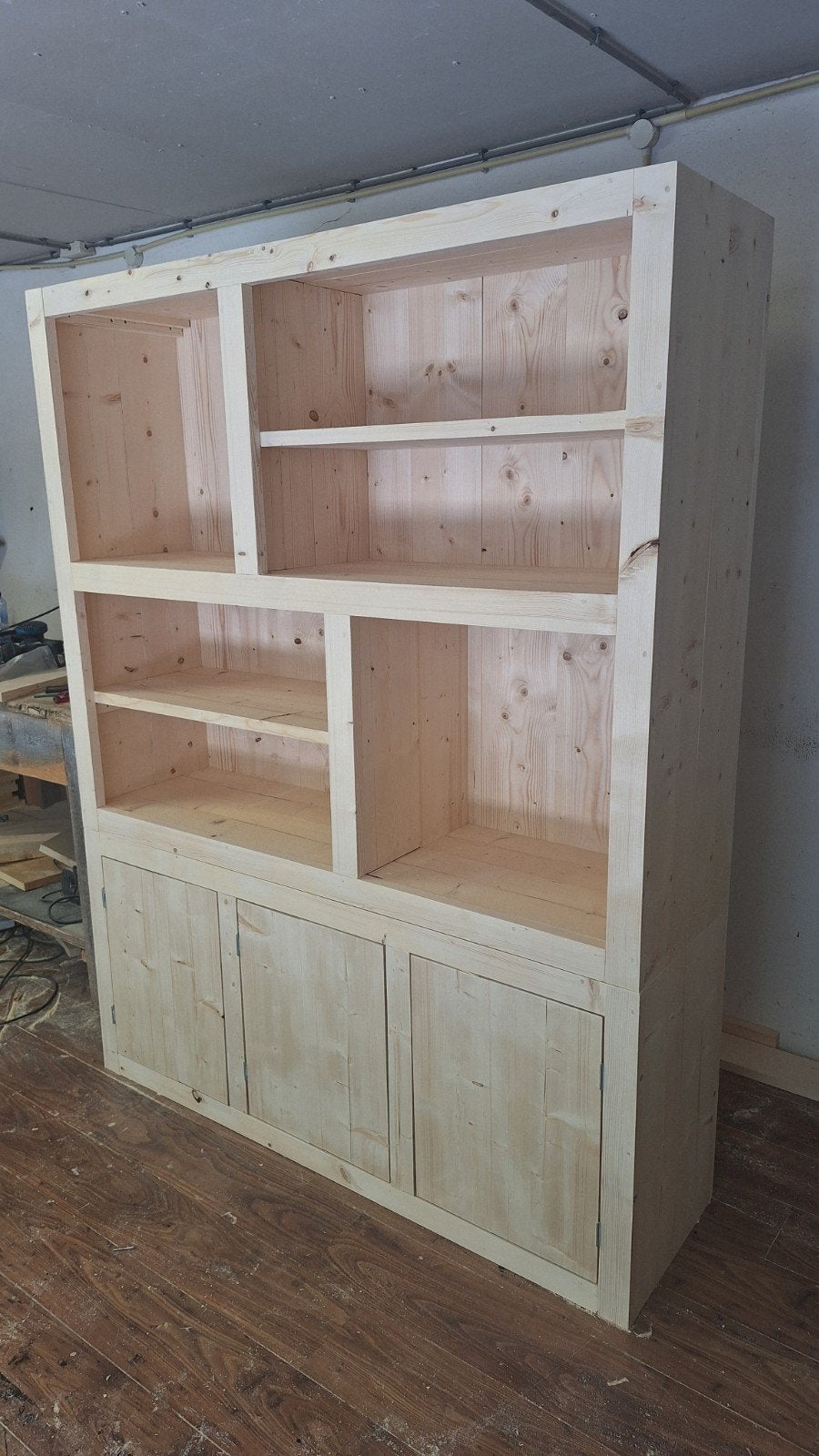 Kast van terug gedroogd en geschaafd steigerhout, Huis en Inrichting, Kasten | Buffetkasten, Ophalen, Nieuw, 25 tot 50 cm, Minder dan 100 cm