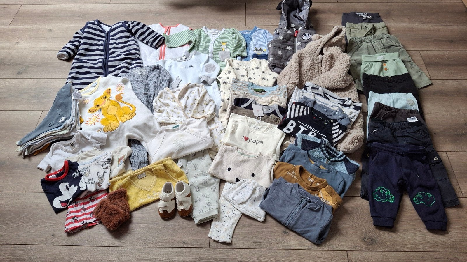 Groot kledingpakket maat 68 jongen, Kinderen en Baby's, Jongetje, Overige typen, Gebruikt, Diverse merken