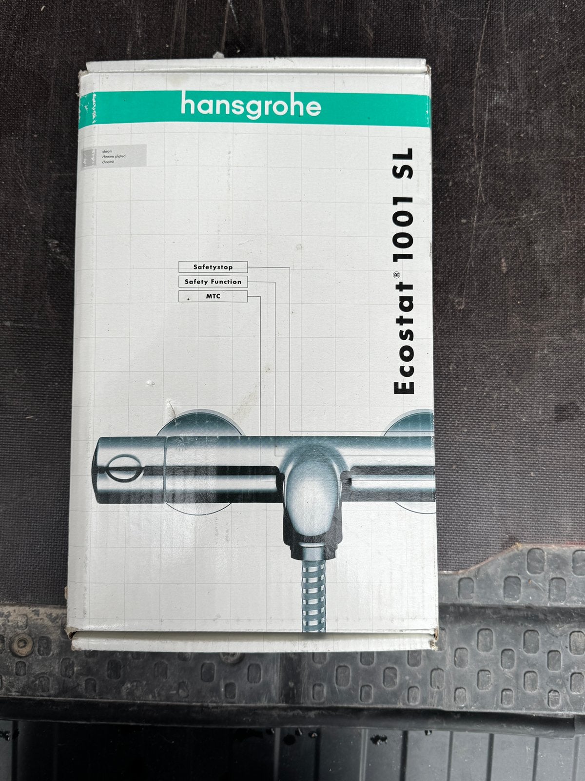 Hansgrohe Ecostat 1001 SL thermostatische badkraan – chroom, Ophalen of Verzenden, Nieuw, Chroom, Bad