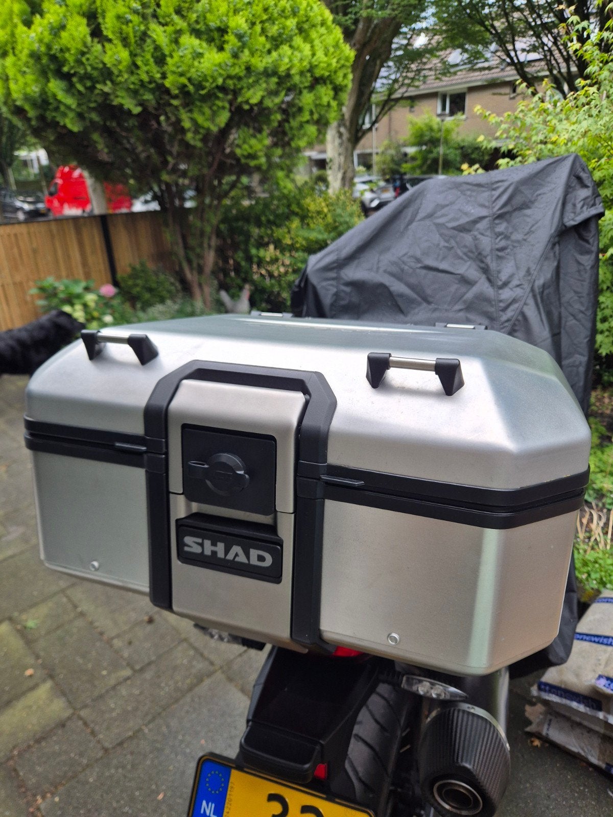 SHAD TR37 Terra Aluminium Topkoffer, Motoren, Accessoires | Koffers en Tassen, Ophalen, Zo goed als nieuw