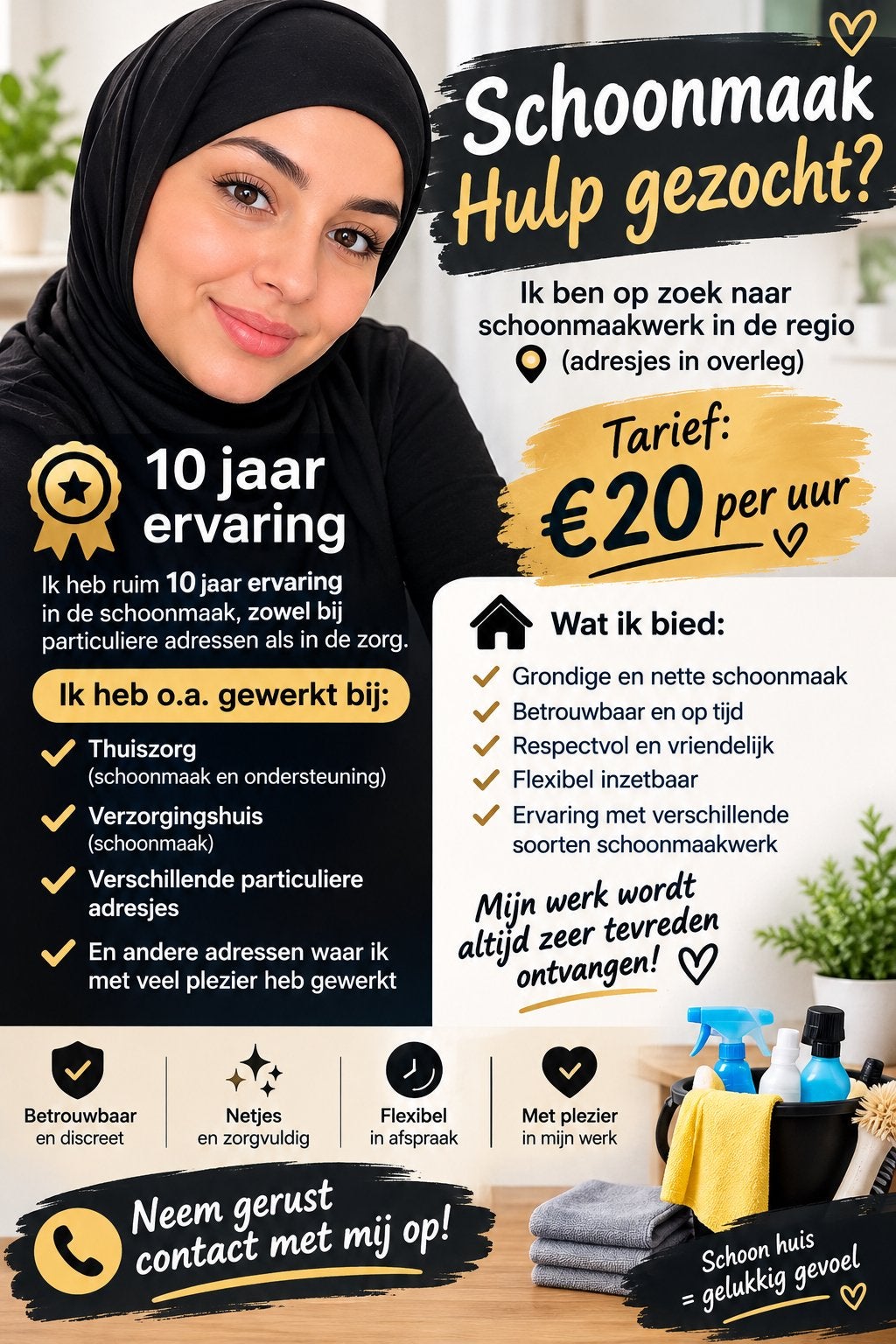 Betrouwbare huishoudelijke hulp (Alleen in Harderwijk), Vanaf 10 jaar, Overige vormen
