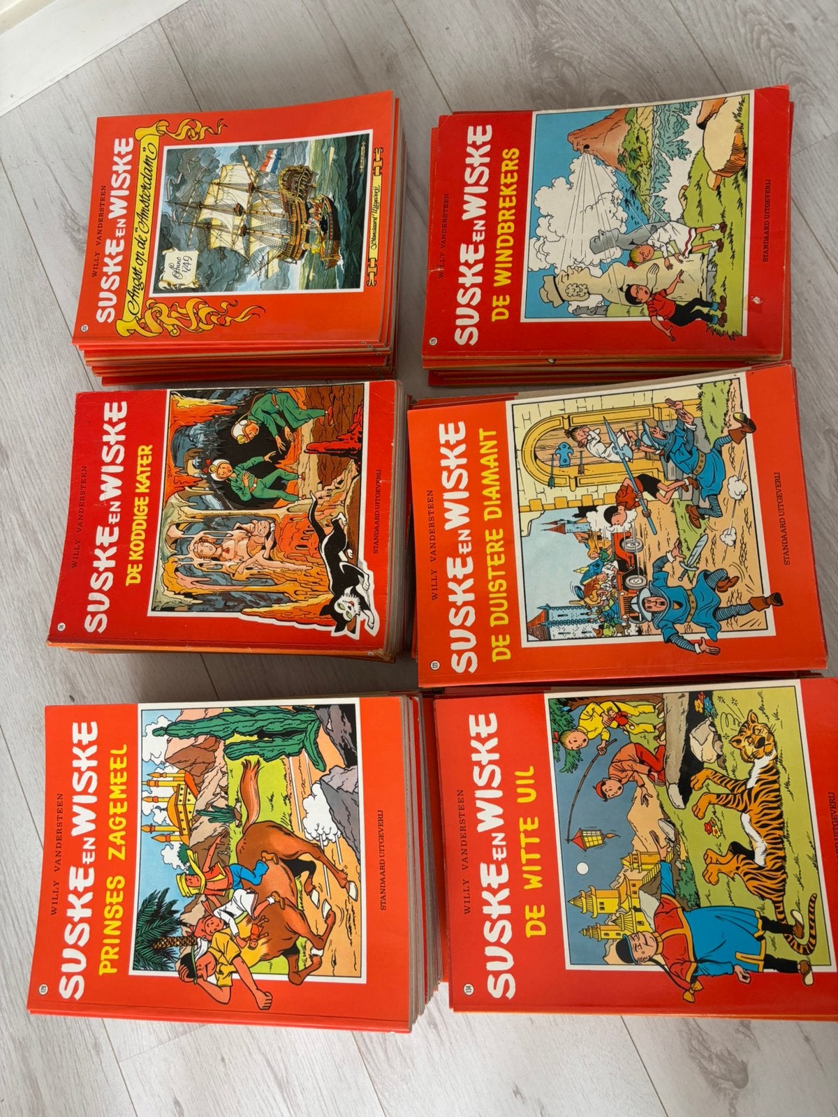 Suske en Wiske verzameling, Complete serie of reeks, Ophalen, Gelezen, Willy Vandersteen