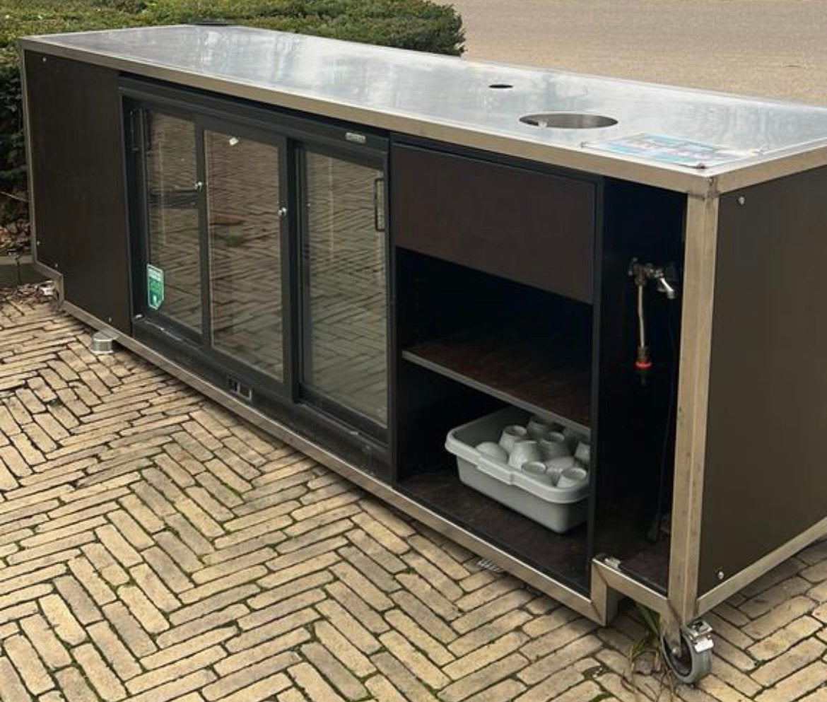 Verrijdbaar terrasmeubel / counter / bar / debrasseer, Ophalen of Verzenden, Zo goed als nieuw, Gas