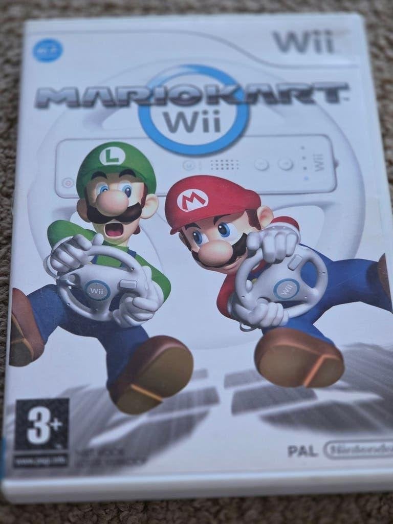 Mario kart Wii met stuur, Avontuur en Actie, Ophalen of Verzenden, Zo goed als nieuw, 3 spelers of meer
