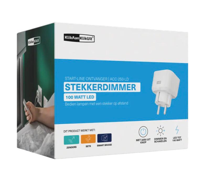 KlikAanKlikUit Stekkerdimmer ACC-250-LD voor LED, Ophalen of Verzenden, Nieuw