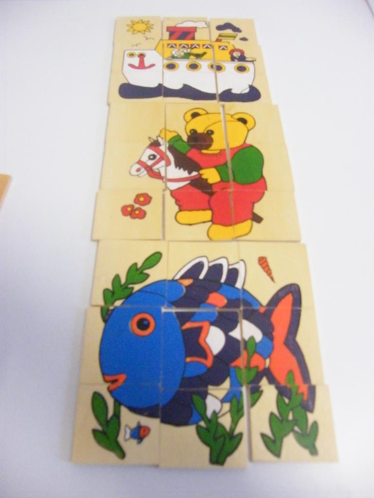 kinderpuzzel, 2 tot 4 jaar, Zo goed als nieuw, Van hout, Meer dan 50 stukjes