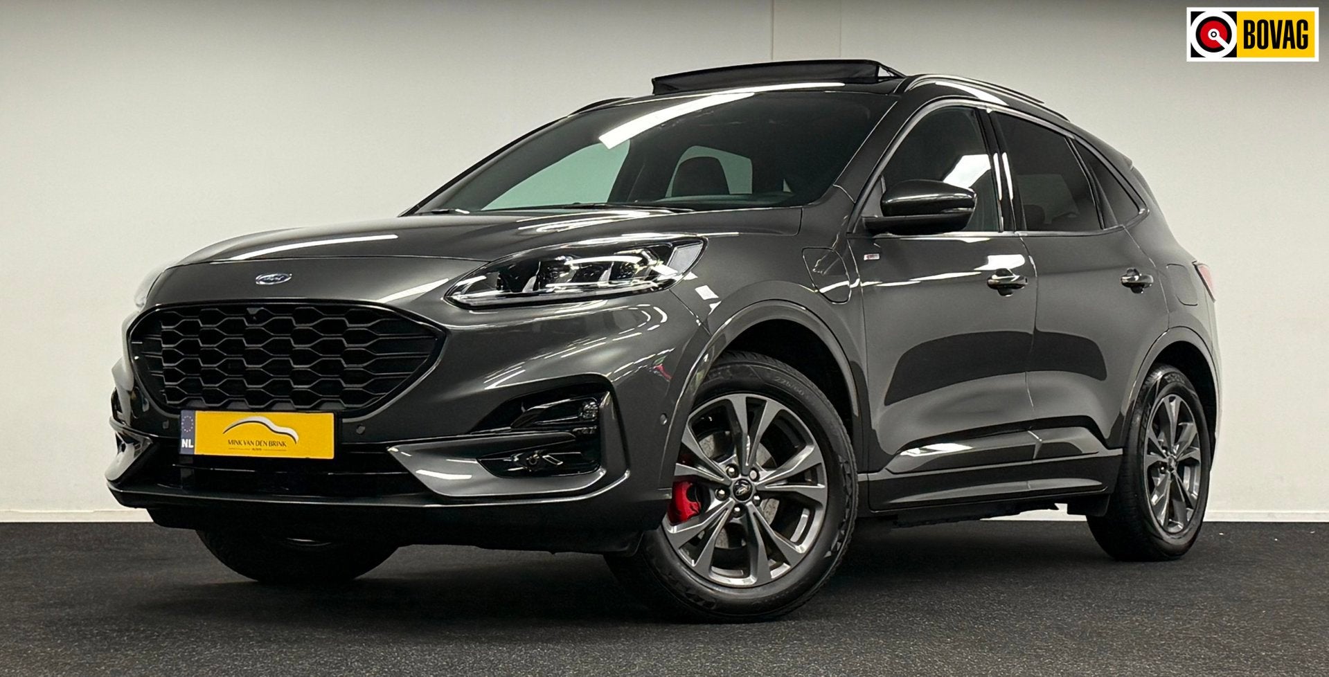 Ford Kuga 2.5 PHEV ST-Line X*Trekhaak*Panodak*Navi*Camera*B&, Auto's, Dealer onderhouden, Gebruikt, Zwart, 4 cilinders