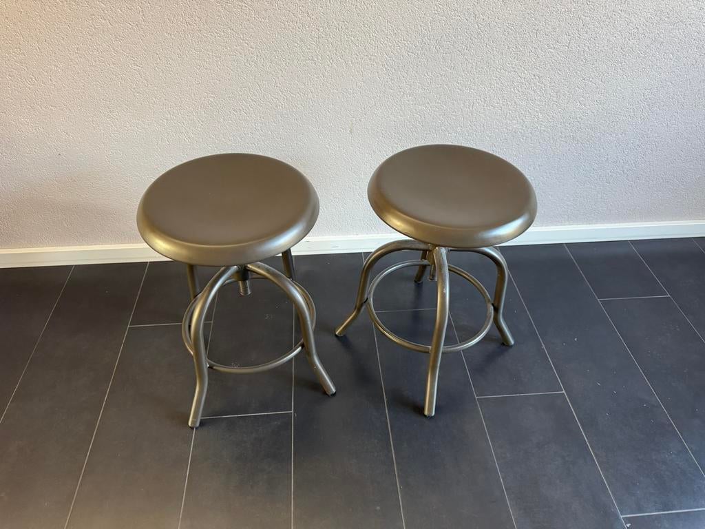 Metalen krukken, Huis en Inrichting, Ophalen, In hoogte verstelbaar, Gebruikt