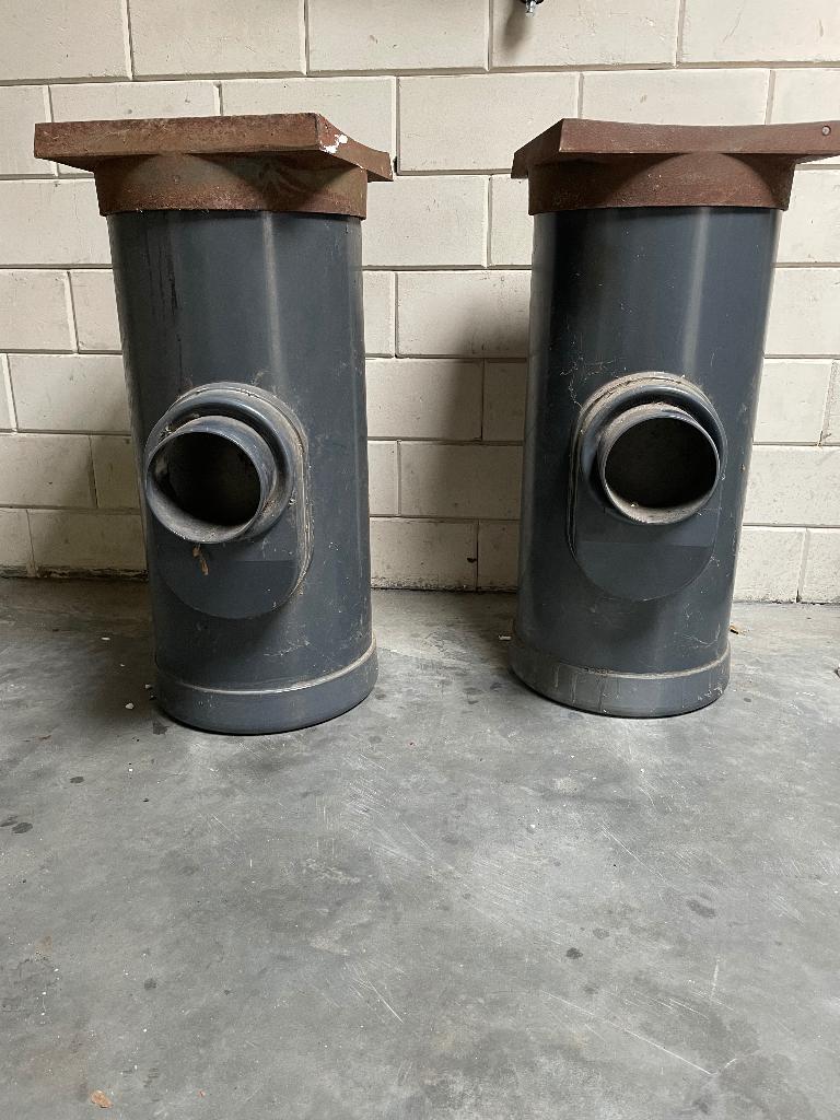 Kolken zo goed als nieuw., Doe-het-zelf en Verbouw, Buizen en Afvoer, Ophalen, Afvoer, Pvc, Zo goed als nieuw