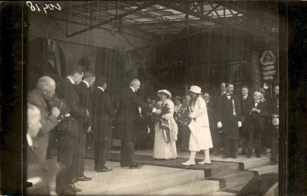 Utrecht - Perron - Huldiging, Ophalen of Verzenden, 1920 tot 1940, Gelopen, Utrecht