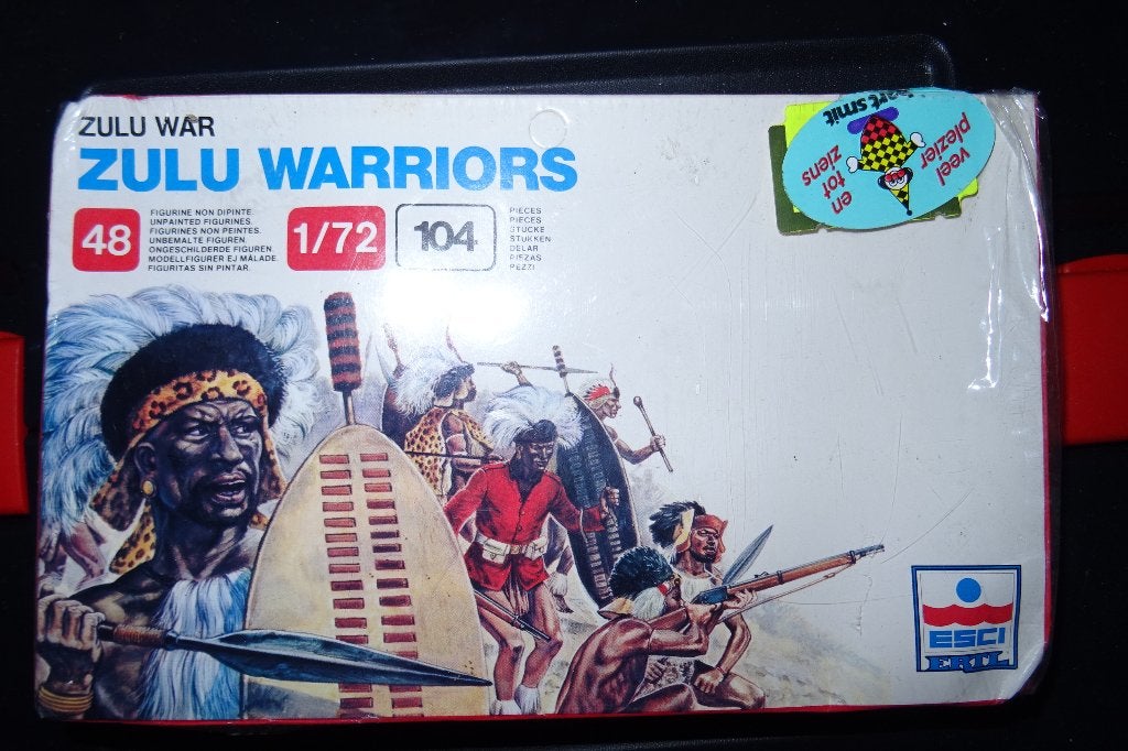 Zulu warriors set 1, Ophalen, Nieuw, 1:50 of kleiner, Figuur of Figuren