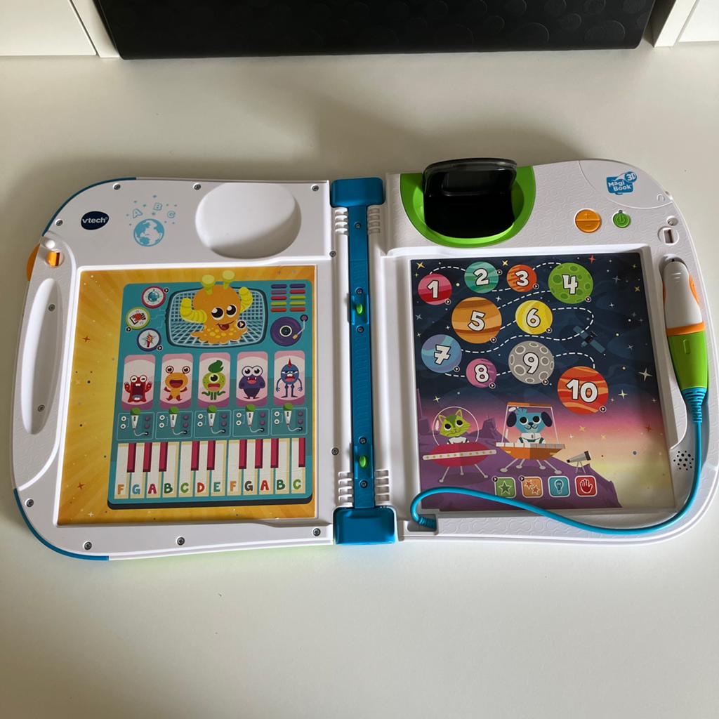 VTech MagiBook 3D incl. 6 boeken, Ophalen of Verzenden, Zo goed als nieuw