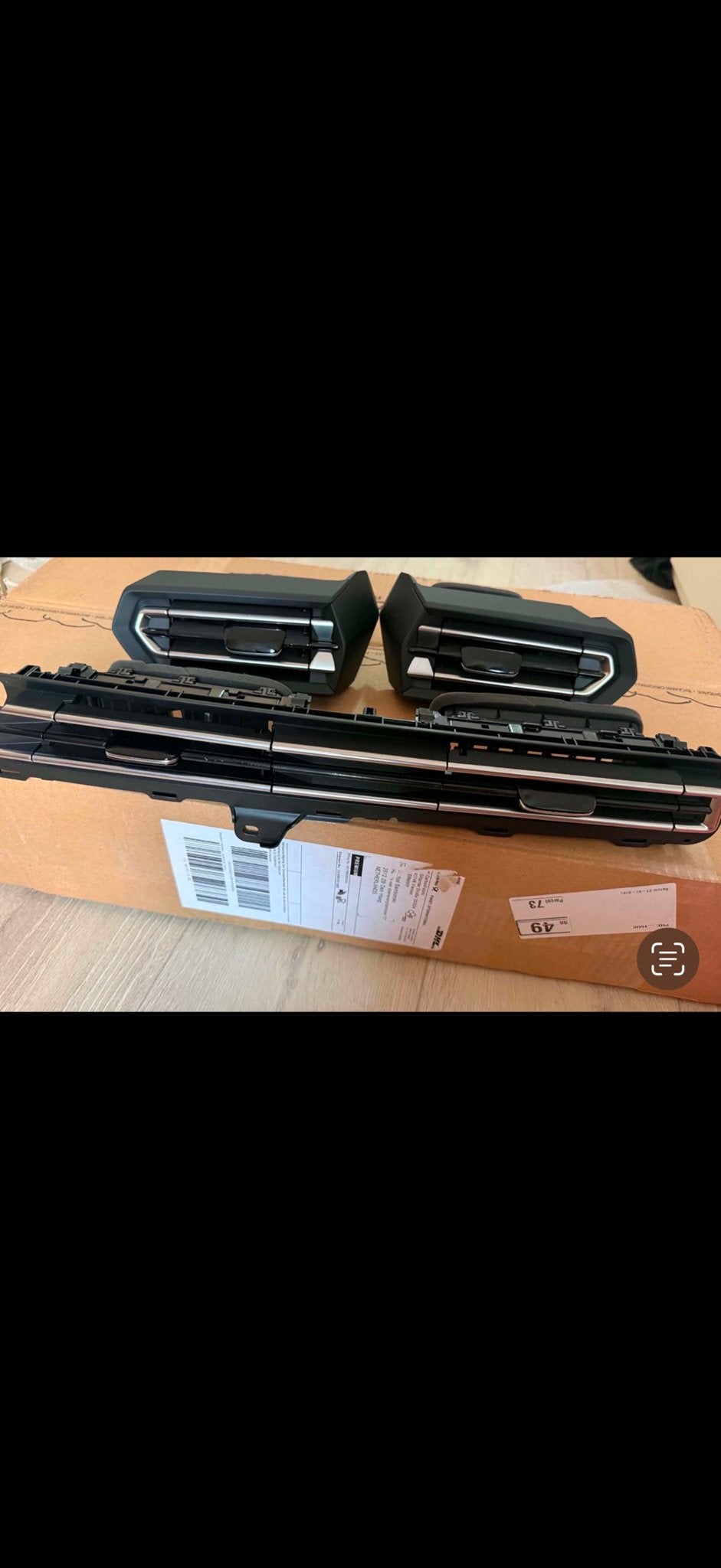 Audi A3/S3/RS3 Ventielatie roosters set Chroom, Ophalen of Verzenden, Gebruikt