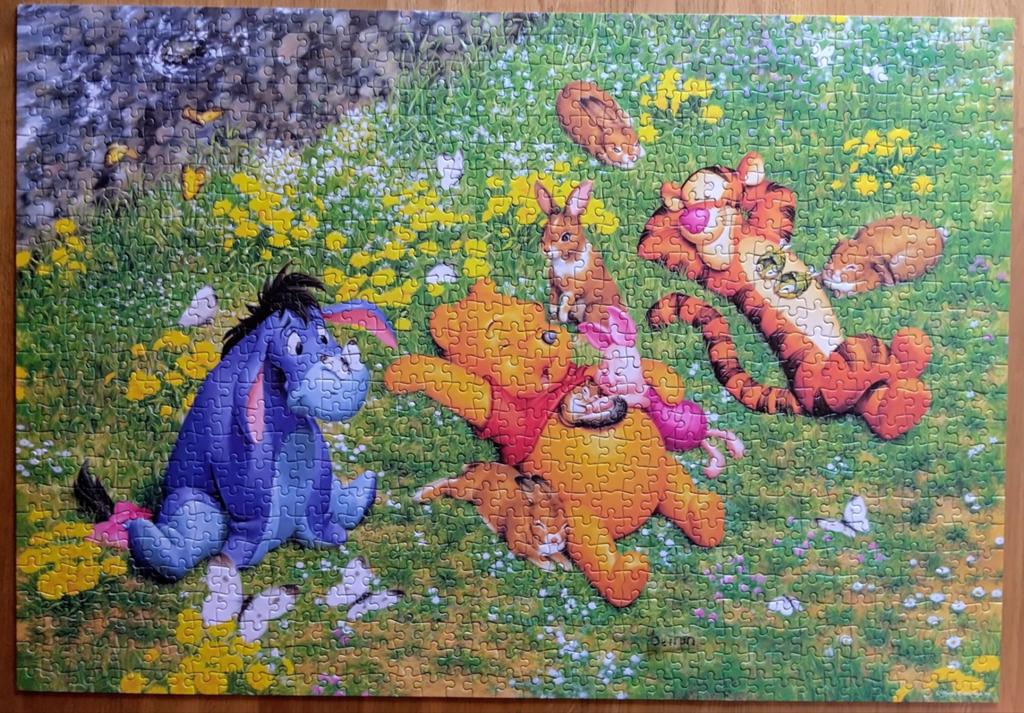 Disney puzzel Tenyo, Ophalen of Verzenden, 500 t/m 1500 stukjes, Zo goed als nieuw, Legpuzzel