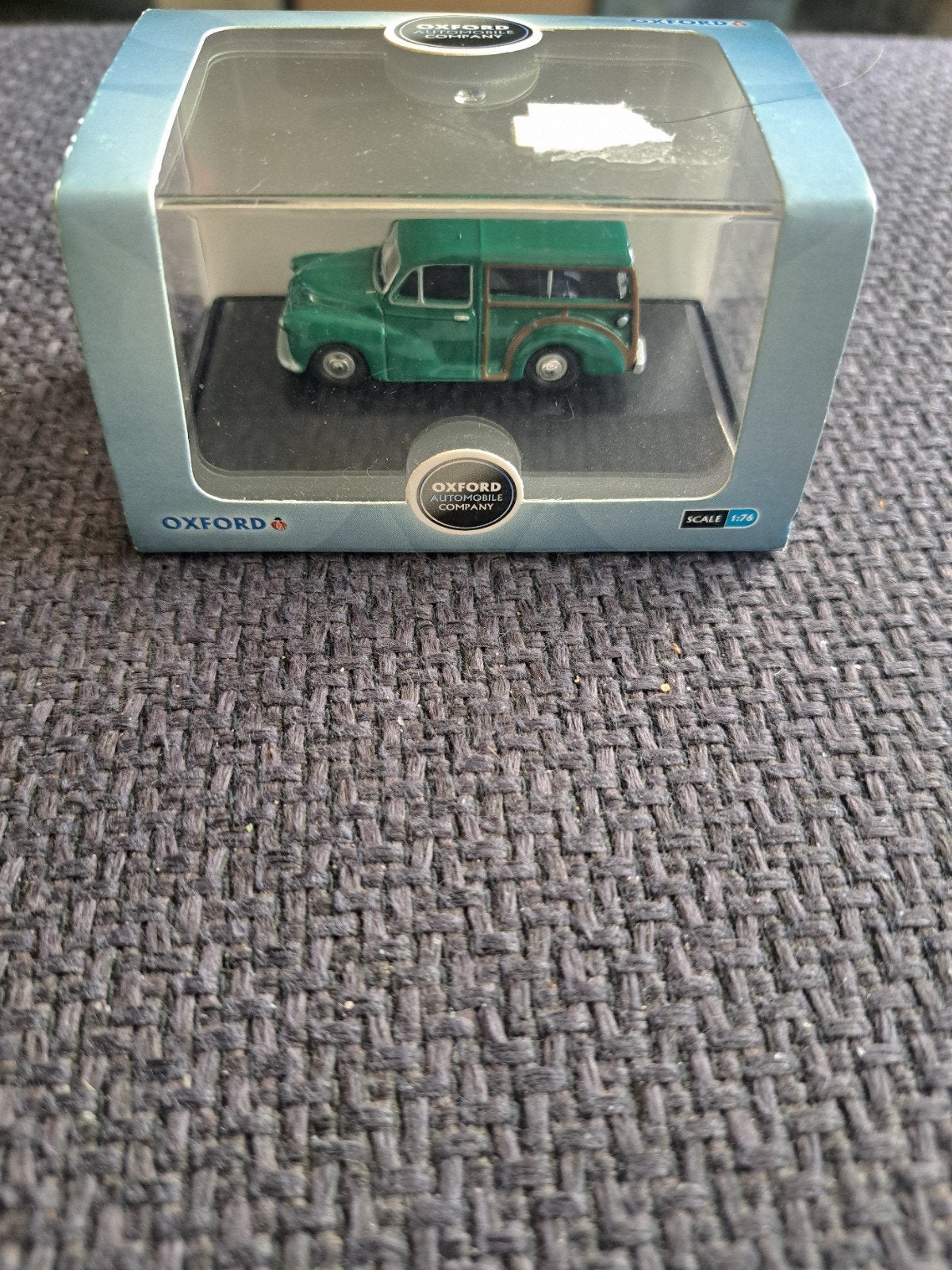Oxford model aqua morris travellercheques schaal 1:76, Oxford, Auto, England, Ophalen of Verzenden