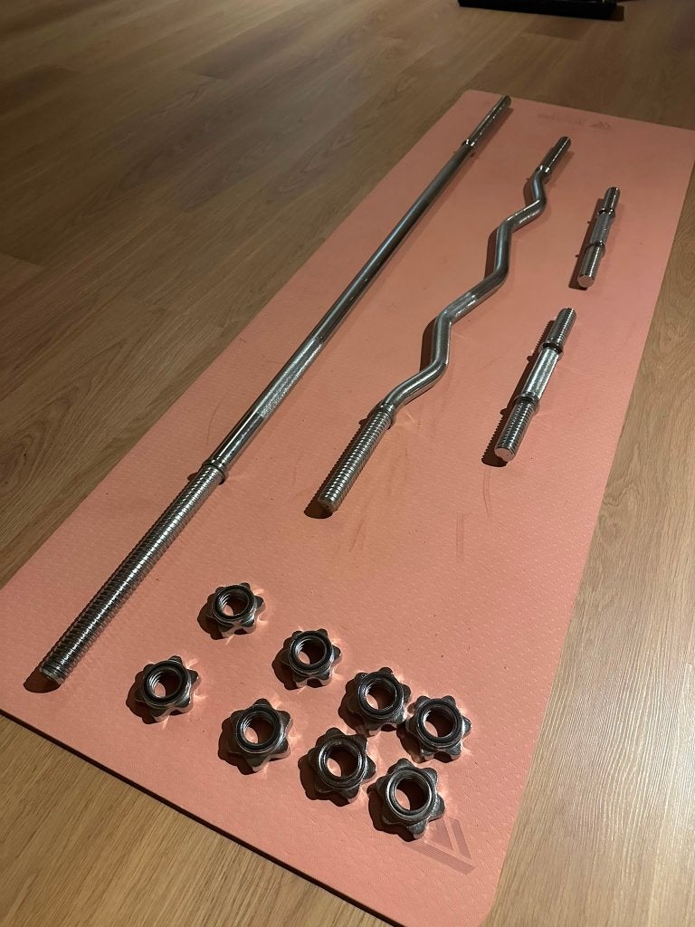 Barbell-, EZ- en dumbbellstangen van Gorilla Sports, Ophalen, Gebruikt, Rug, Halterstangen